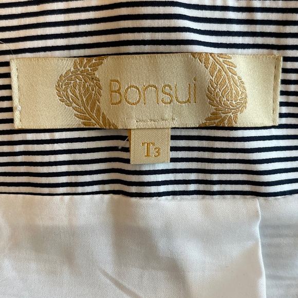 Bonsui Front Knot White & Black A-Line Sundress - Picture 10 of 13